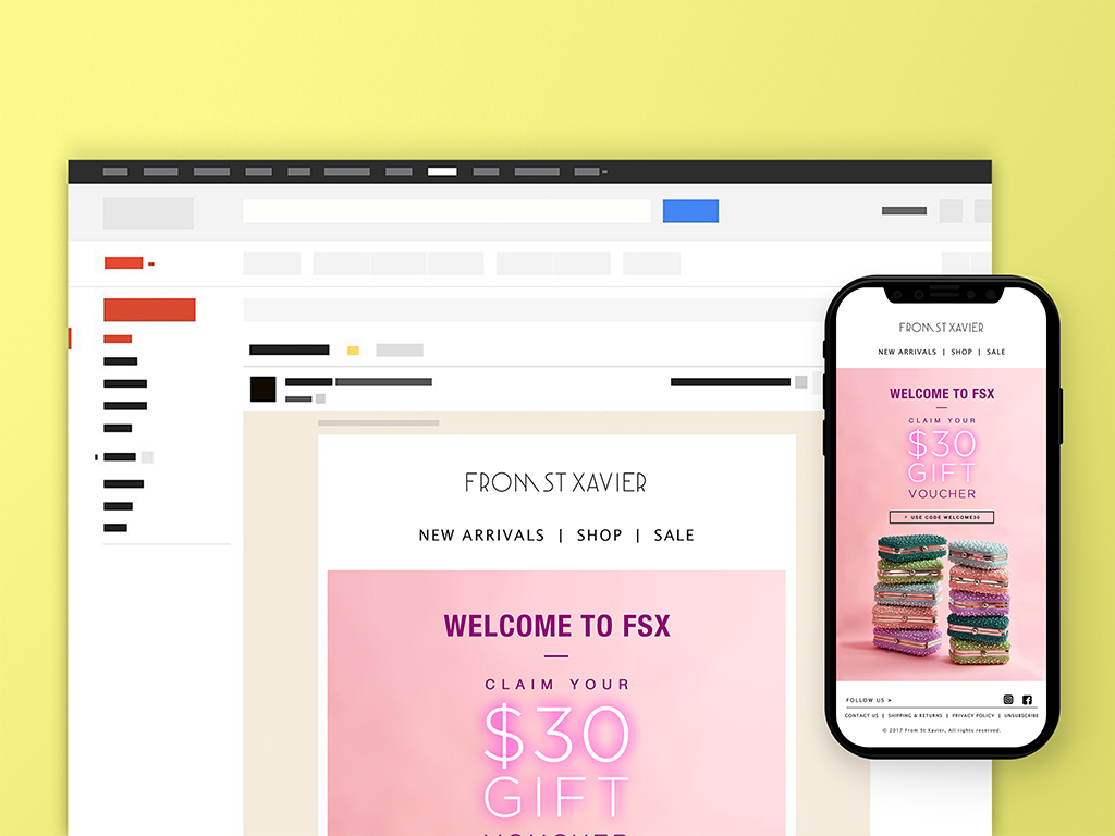 From St Xavier email design preview
